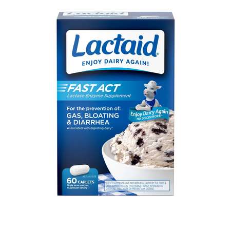 LACTAID Lactaid Fast Action Caplets 60 Count, PK24 8091060